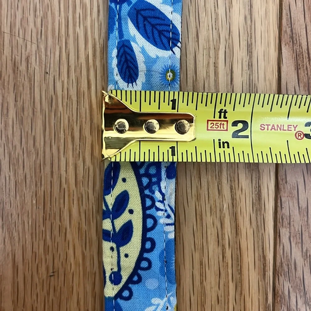 Blue and Yellow‎ Abstract Dog Collar